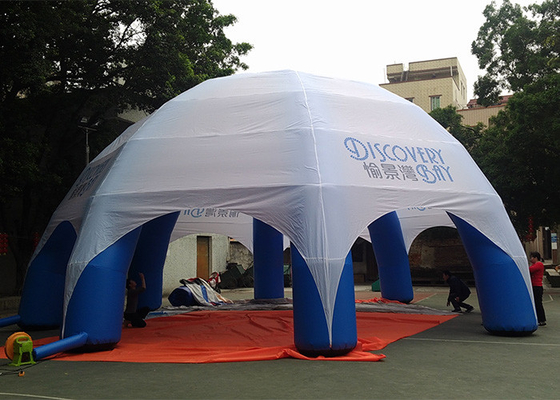 China 8m Tent van de het Bewijs de Reuze Opblaasbare Koepel van het Diameterwater, Gedrukte Embleem Opblaasbare Tent voor Reclame leverancier